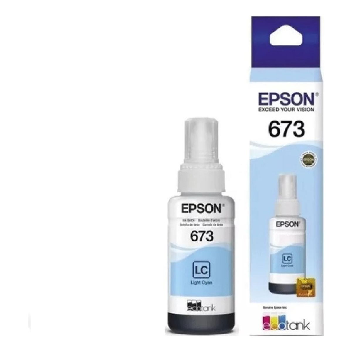 EPSON - Botella de Tinta Epson 673 Cyan Light Original