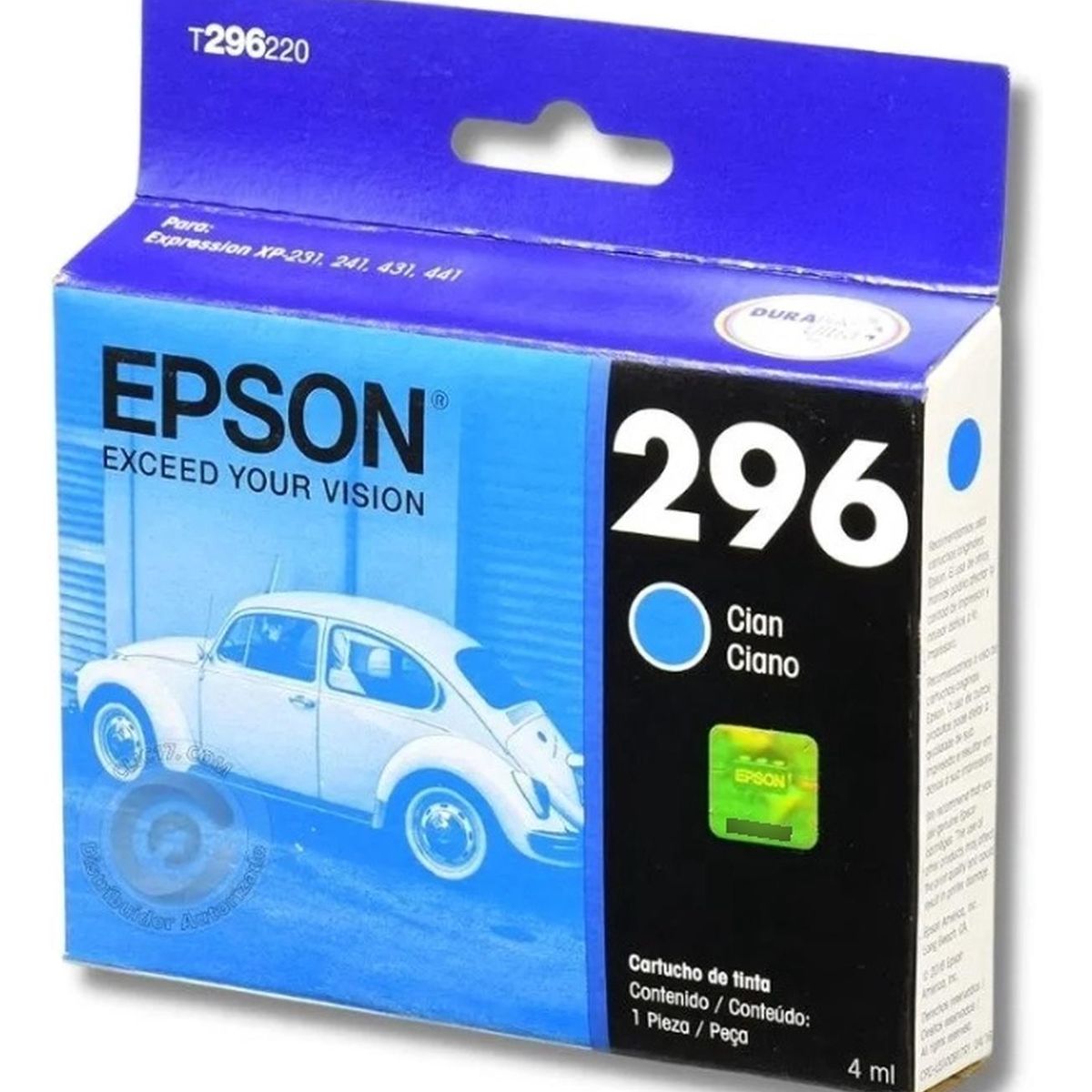 EPSON - Cartucho de Tinta Epson 296 Cyan Original