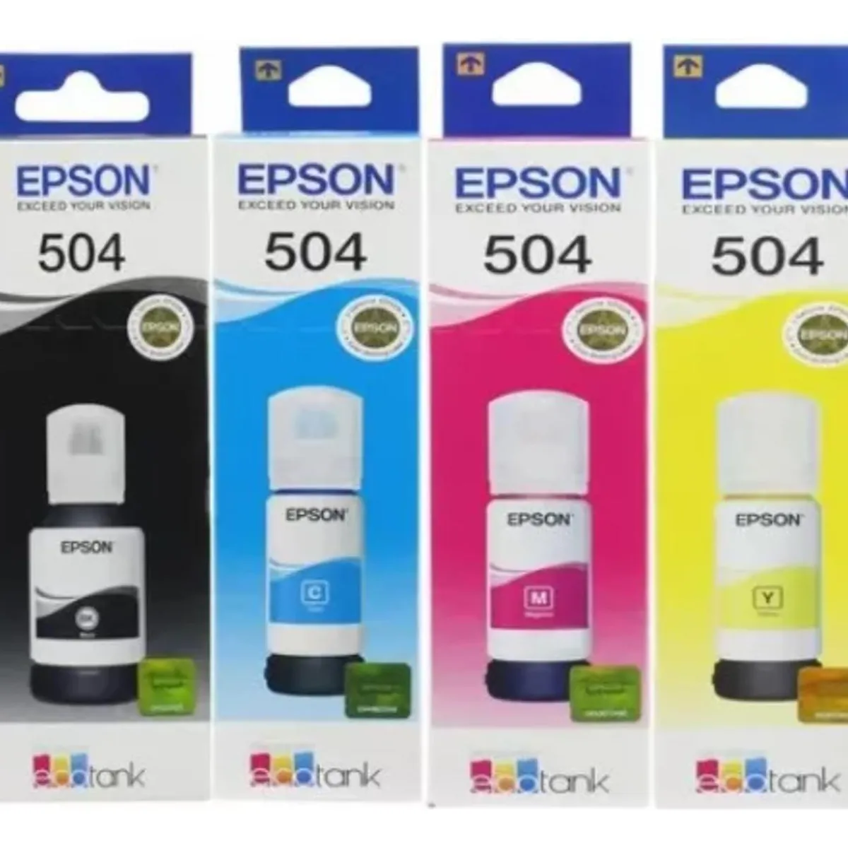 EPSON - Botellas de Tintas Epson 504 Original Pack