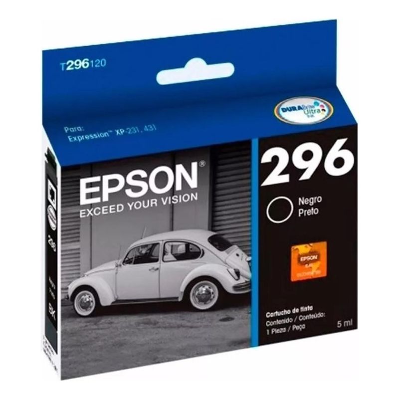 EPSON - Cartucho Epson 296 Negro