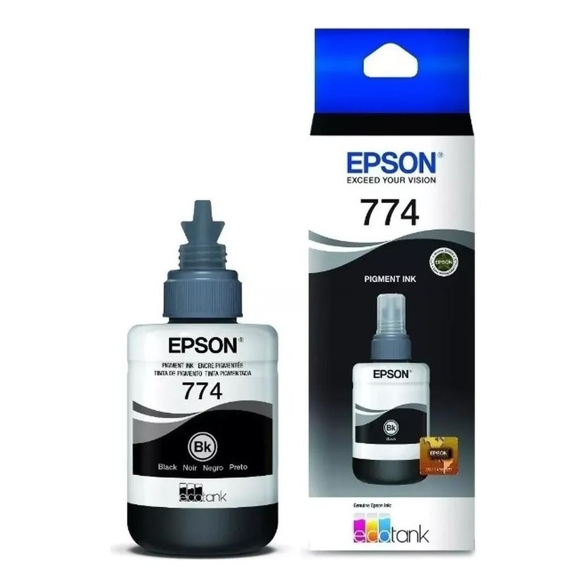 EPSON - Botella de Tinta Epson 774 Negro Original