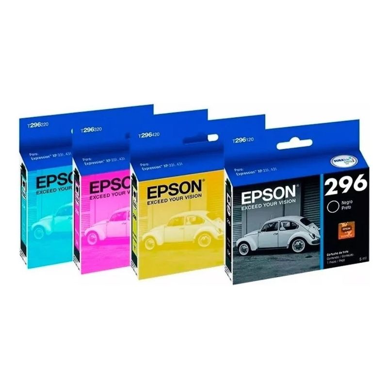 EPSON - Pack Cartuchos Epson 296 N/m/c/y