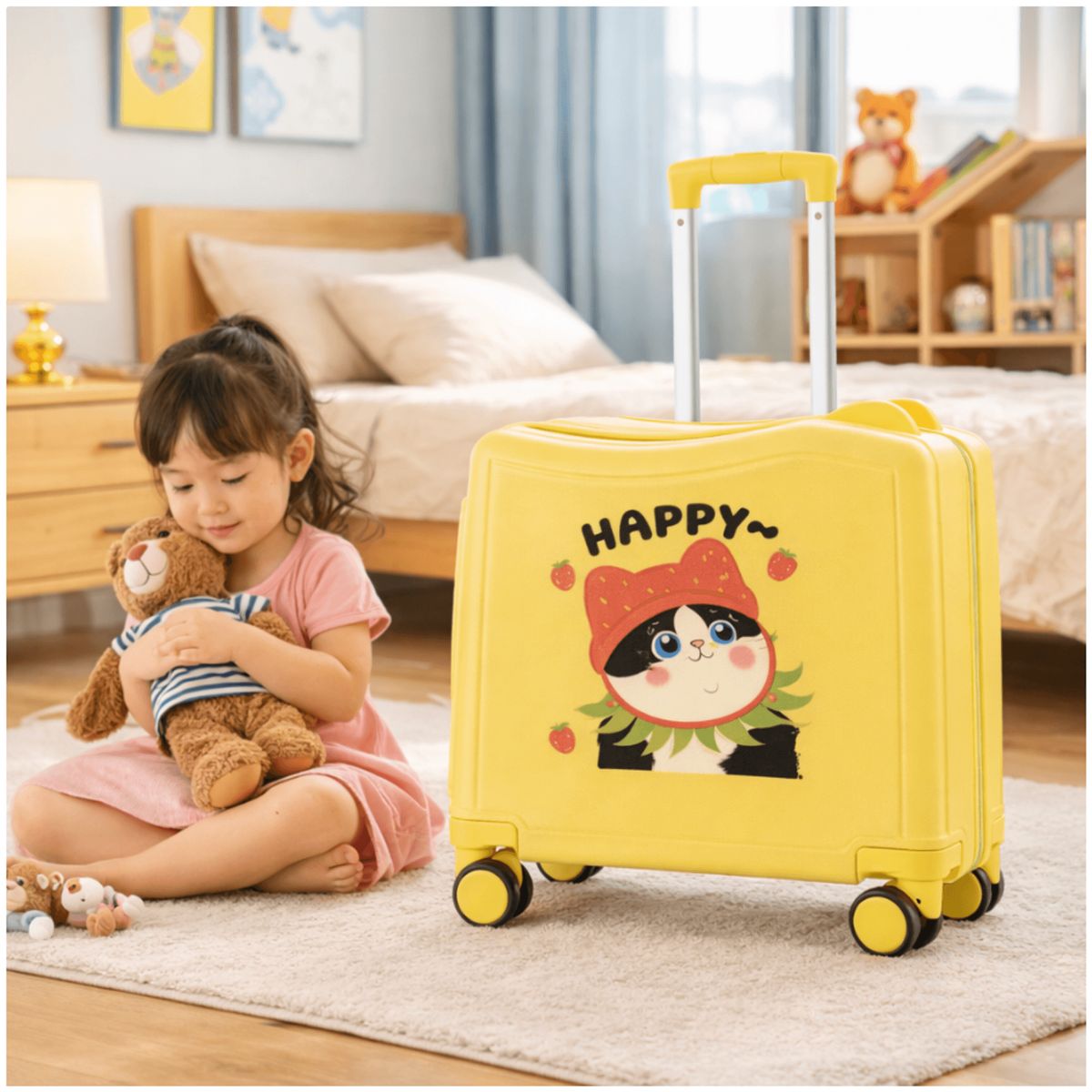 HOMER OUTDOOR - Maleta de cabina para ninos Equipaje 20 Pulgadas multicolor...