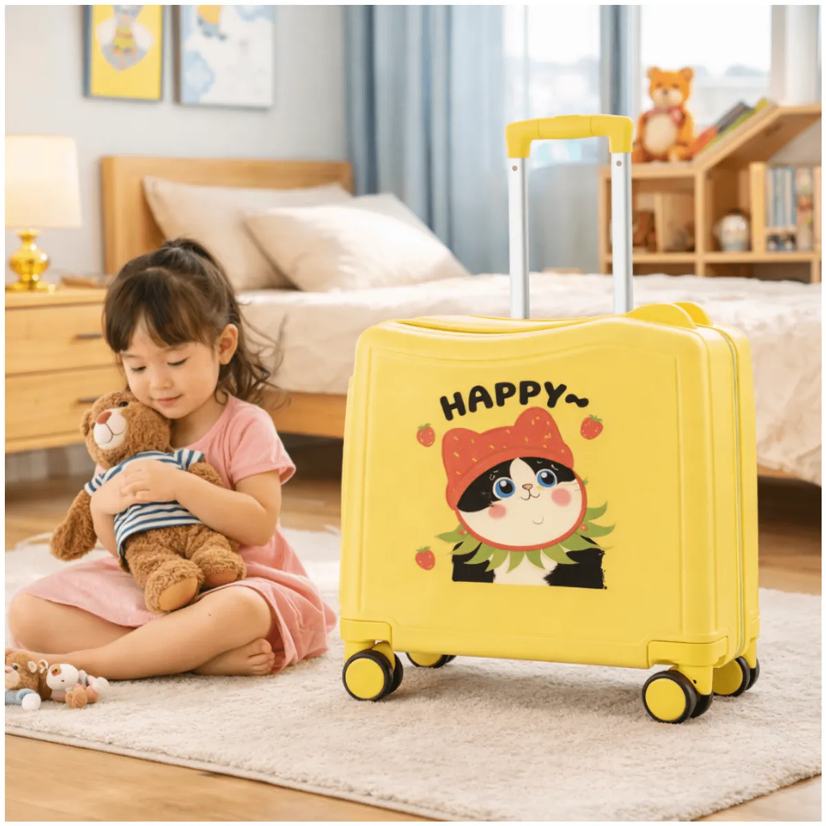 HOMER OUTDOOR - Maleta de cabina para ninos Equipaje 20 Pulgadas multicolor...