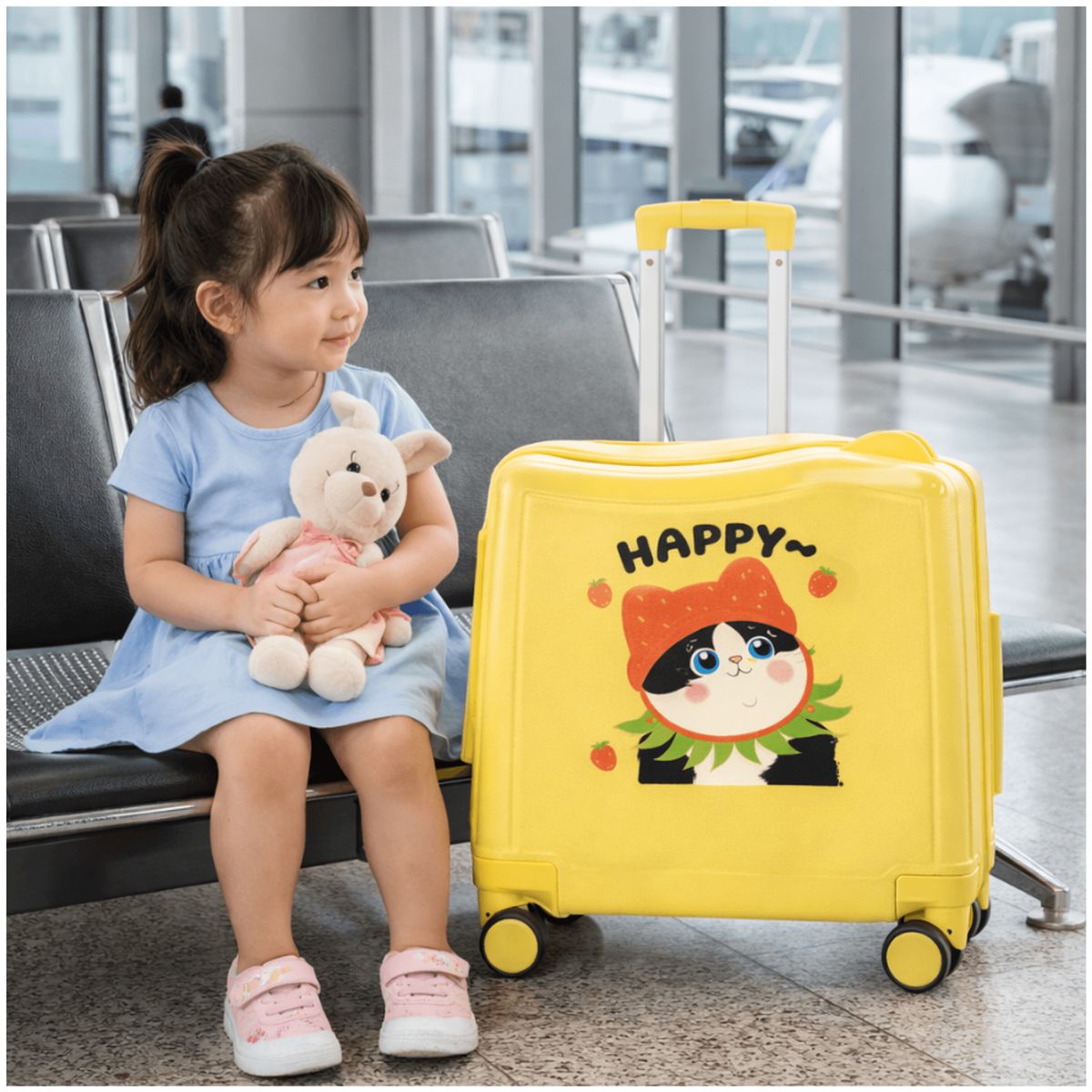 HOMER OUTDOOR - Maleta de cabina para ninos Equipaje 20 Pulgadas multicolor...