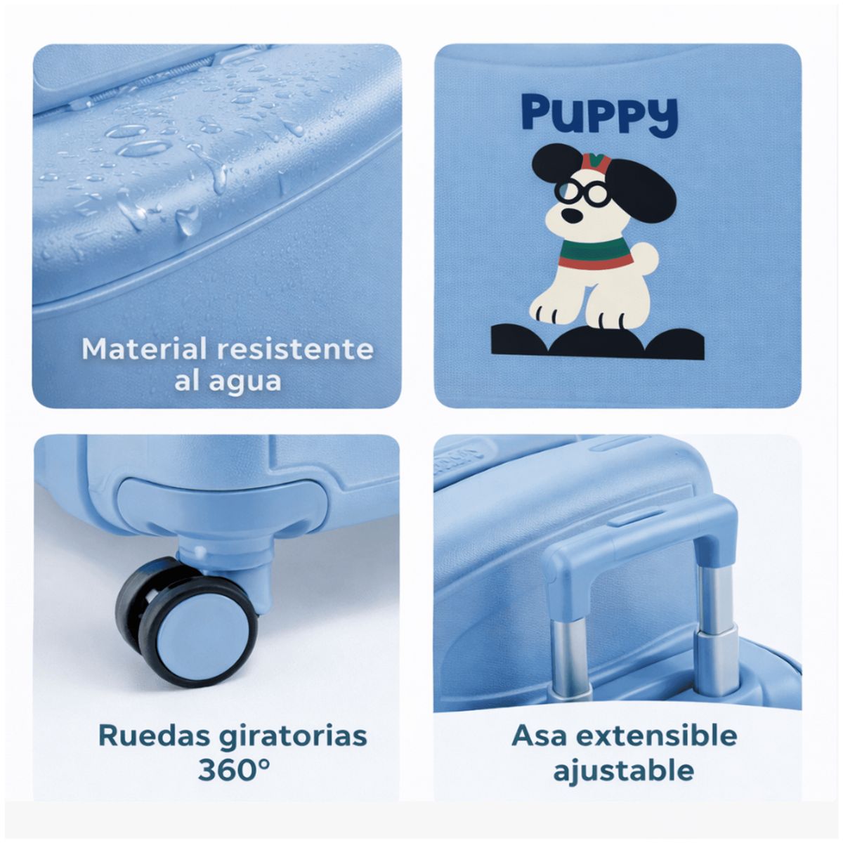 HOMER OUTDOOR - Maleta de cabina para ninos Equipaje 20 Pulgadas multicolor
