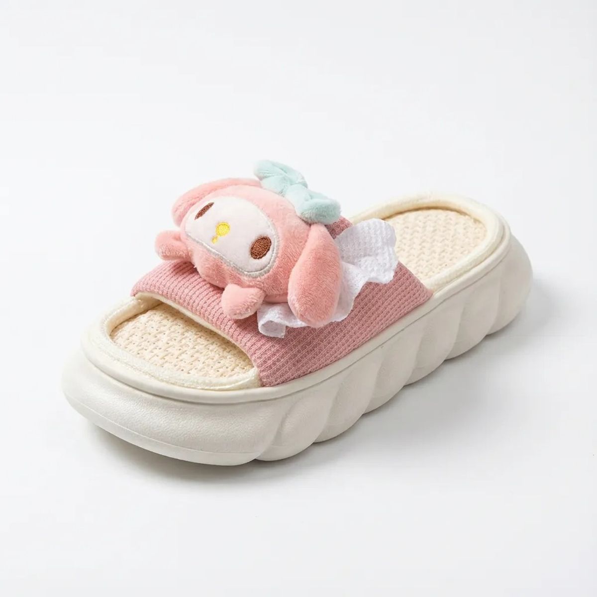 BOVINITA - Sandalia Mujer Pantufla Liviana Rosa Sanrio My Melody