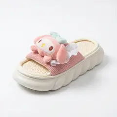 BOVINITA - Sandalia Mujer Pantufla Liviana Rosa Sanrio My Melody