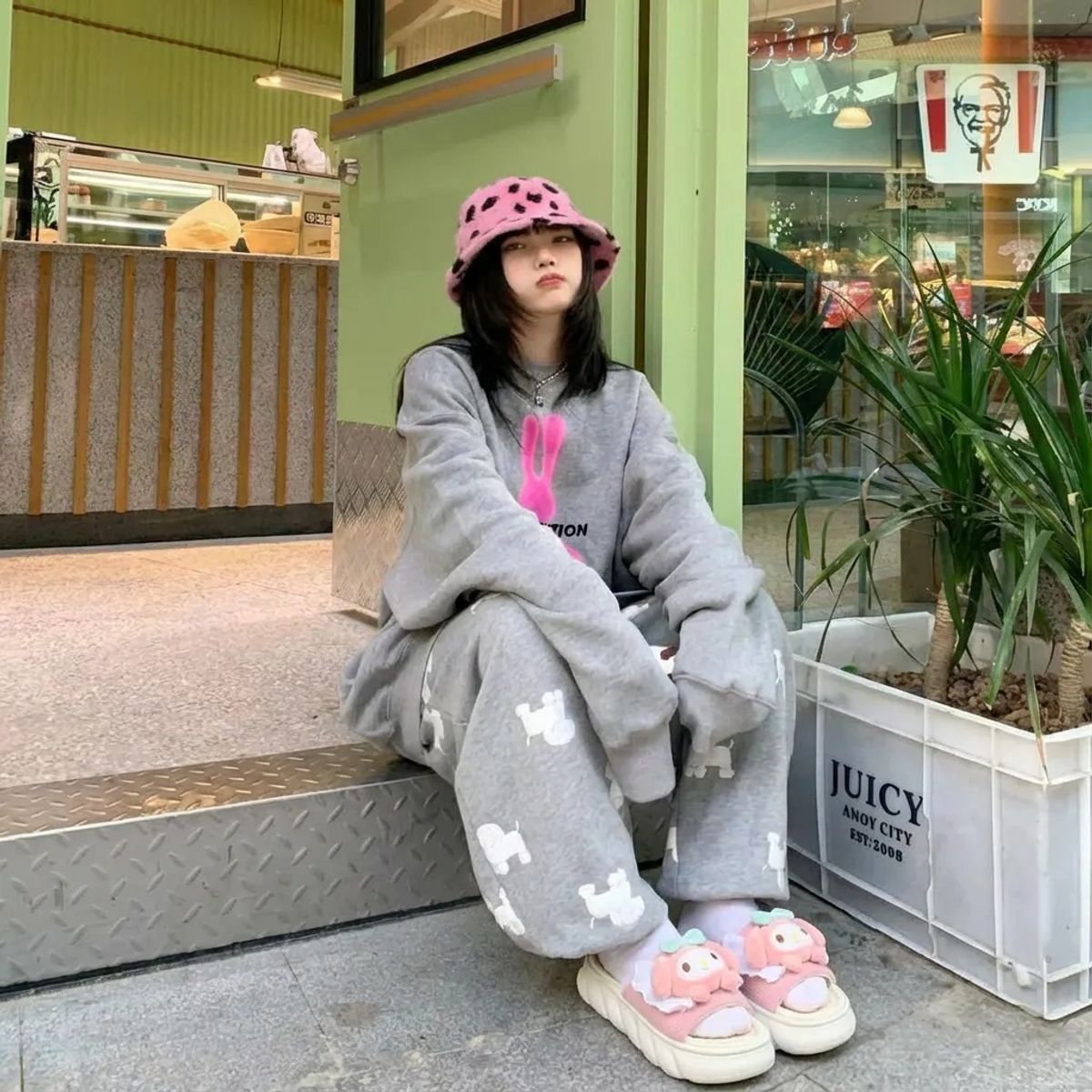 BOVINITA - Sandalia Mujer Pantufla Liviana Rosa Sanrio My Melody