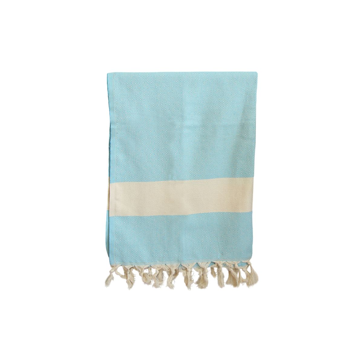 TURKUAZ - Toalla Turca de Algodón Mármara Turquesa 1 x 1,75 m