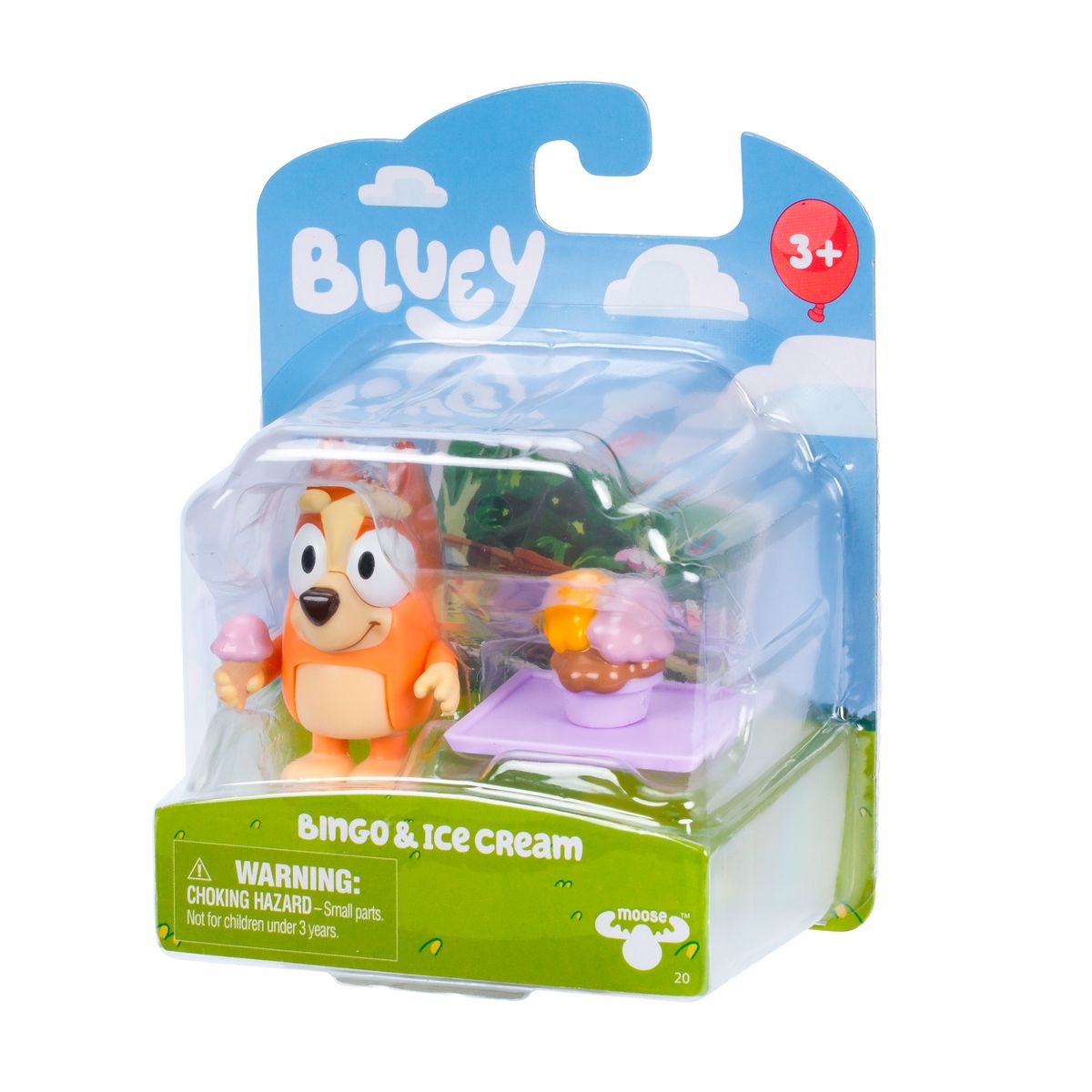 BLUEY - Figuras y playsets Bluey Bingo y helado articulados