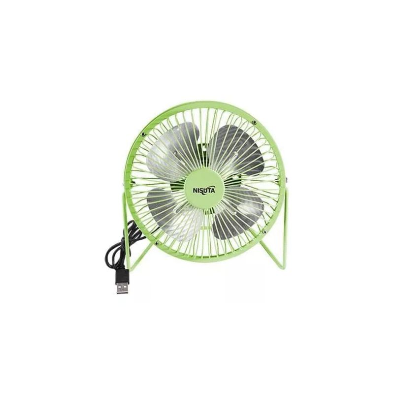 GENERICO - Ventilador Escritorio Usb Portatil de Metal 1 Velocidad REF
