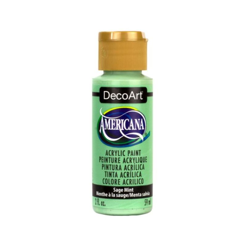 DECOART - Pintura Acrílica DecoArt Sage Mint DA400 Verde Claro 59 ml