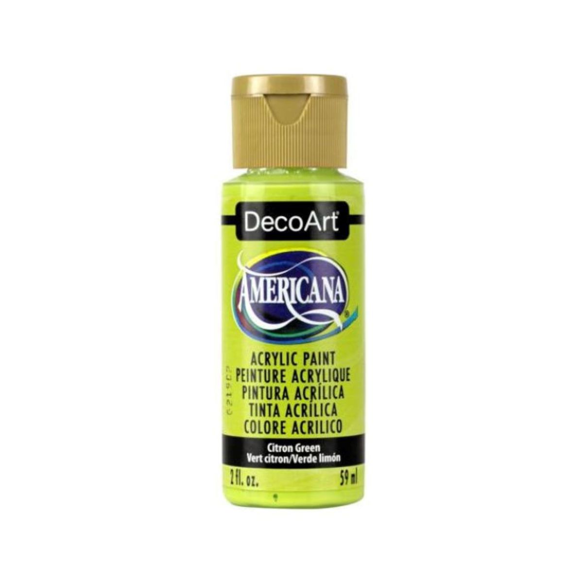 DECOART - Pintura Acrílica DecoArt Citron Green DA235 Verde Claro 59 ml