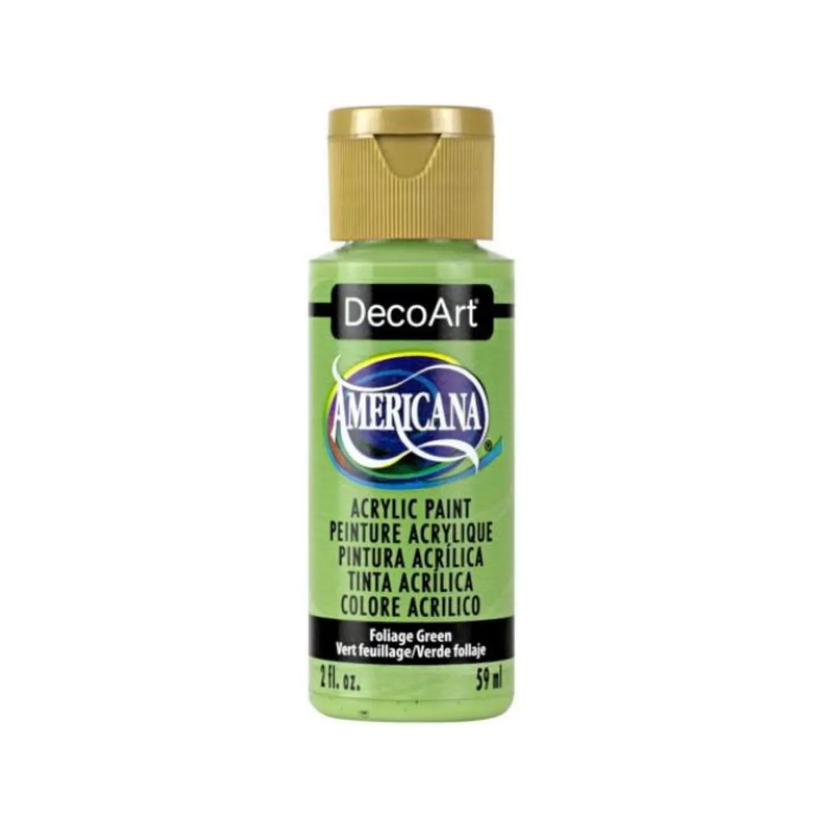DECOART - Pintura Acrílica DecoArt Foliage Green DA269 Verde Claro 59 ml
