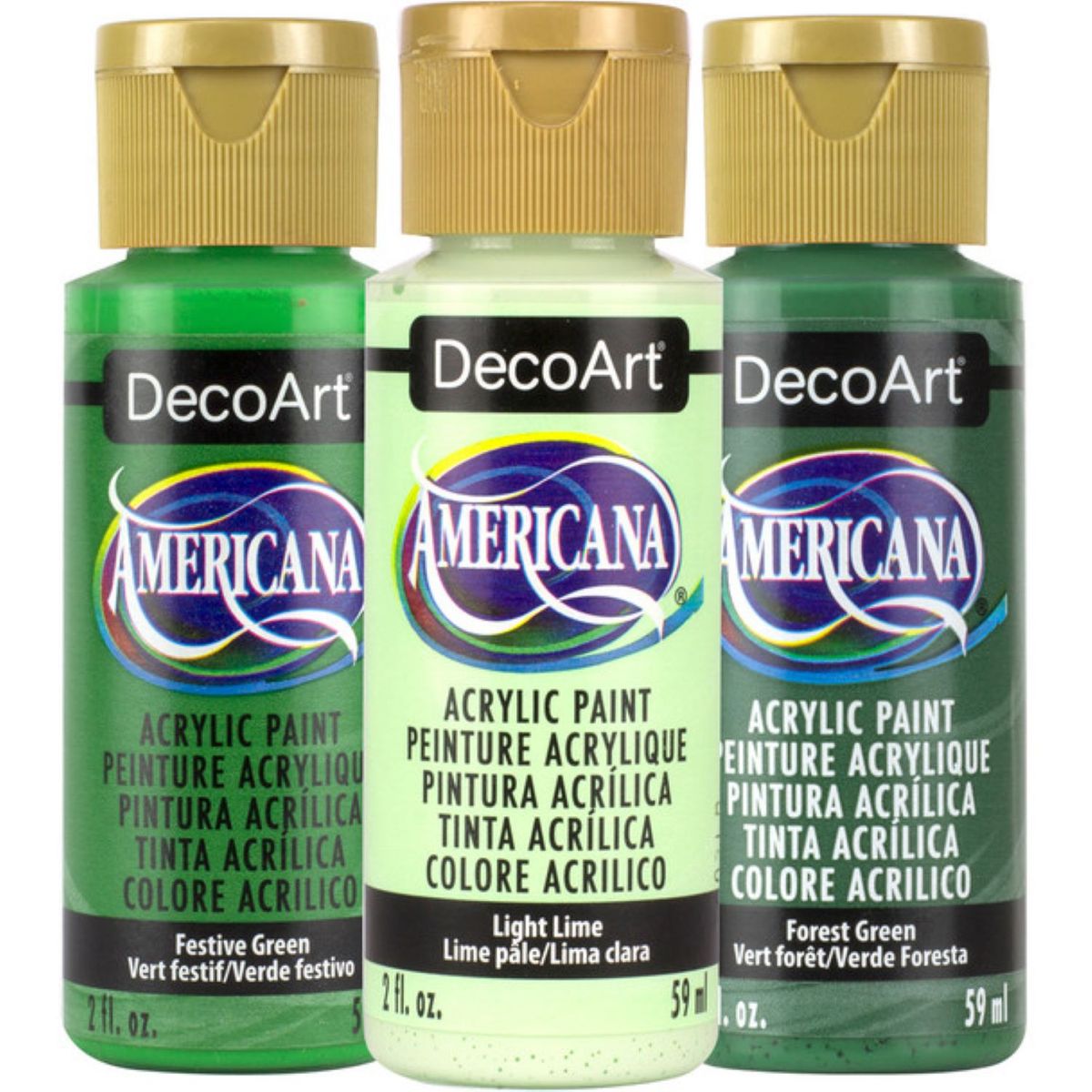 DECOART - Pintura Acrílica DecoArt Gold Deep DA146 Verde Claro 59 ml