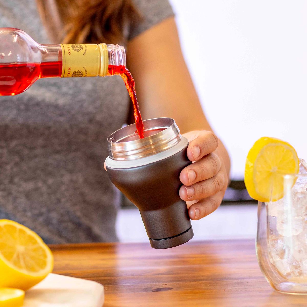 CORKCICLE - Coctelera Térmica 500ml Ceramic Slate