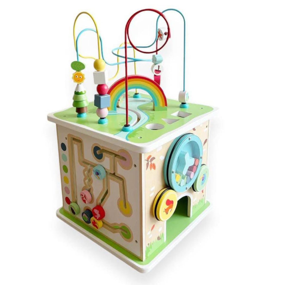 GENERICO - JUEGO DIDACTICO CON ENCAJE Y LABERINTO MONTESSORI