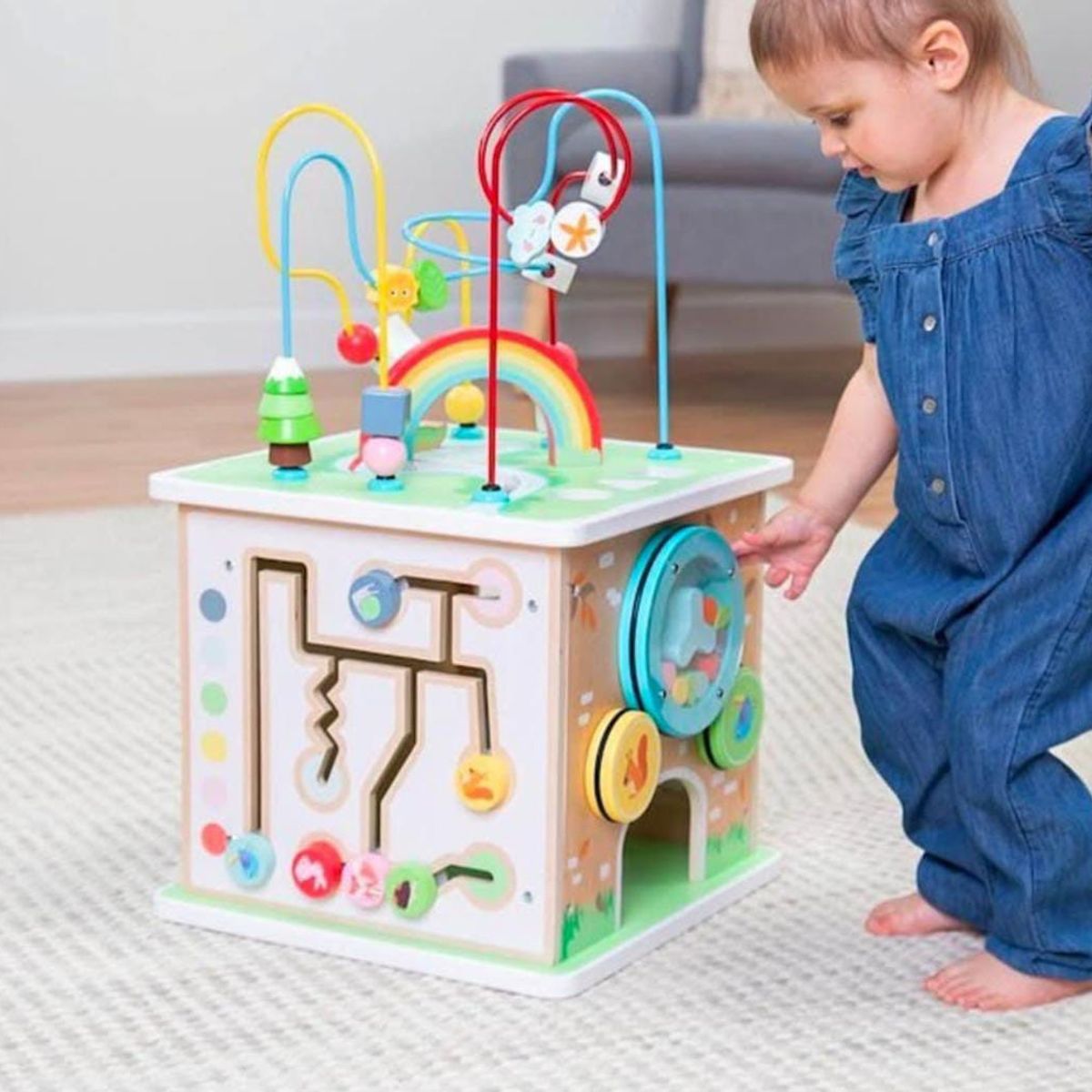 GENERICO - JUEGO DIDACTICO CON ENCAJE Y LABERINTO MONTESSORI