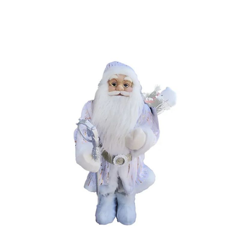 GENERICO - Adorno Viejito Viejo Pascuero 60cm Muñeco Decorativo Navidad Blanco