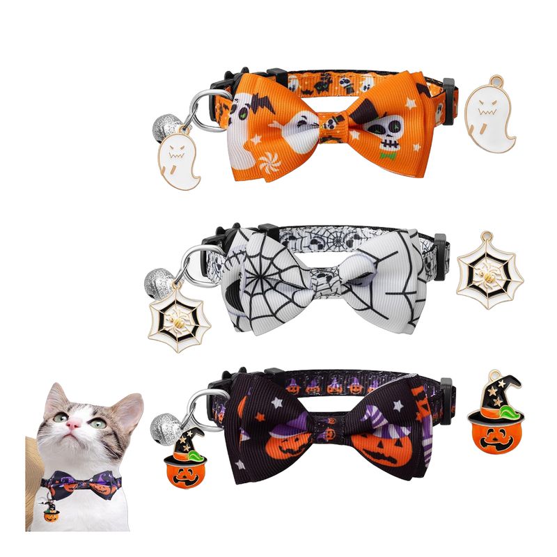 ATURE - 3u Collar Para Mascotas Halloween Jjuguete Mascotas 30cm