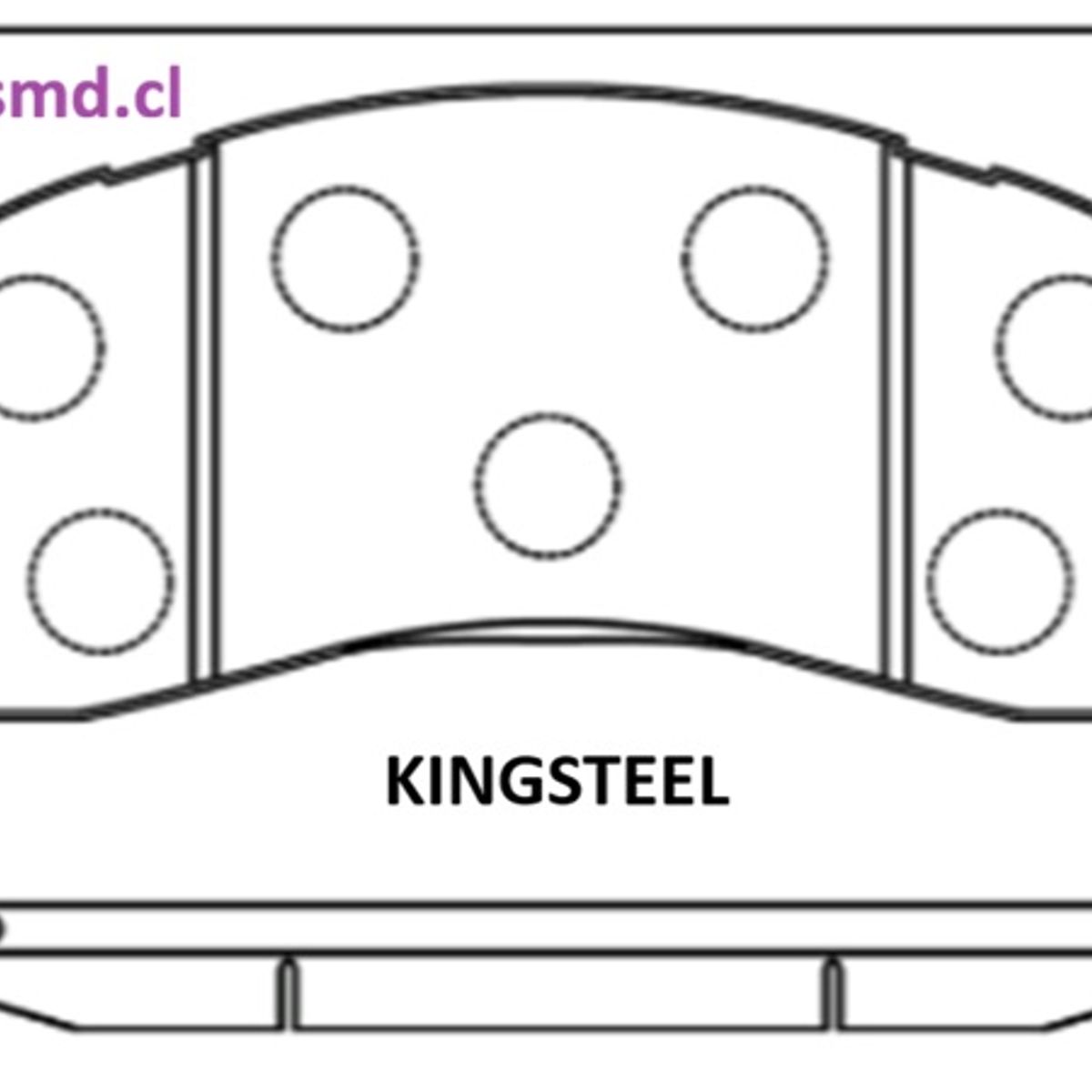 GENERICO - PASTILLA FRENOS HYUNDAI HD35 2.5 2019 - 2022
