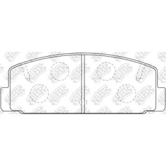 GENERICO - PASTILLA FRENOS MAZDA 6 2002 -2013