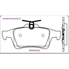 GENERICO - PASTILLA FRENOS MAZDA 3-5 0416 - FORD ESCOSPORT 1721