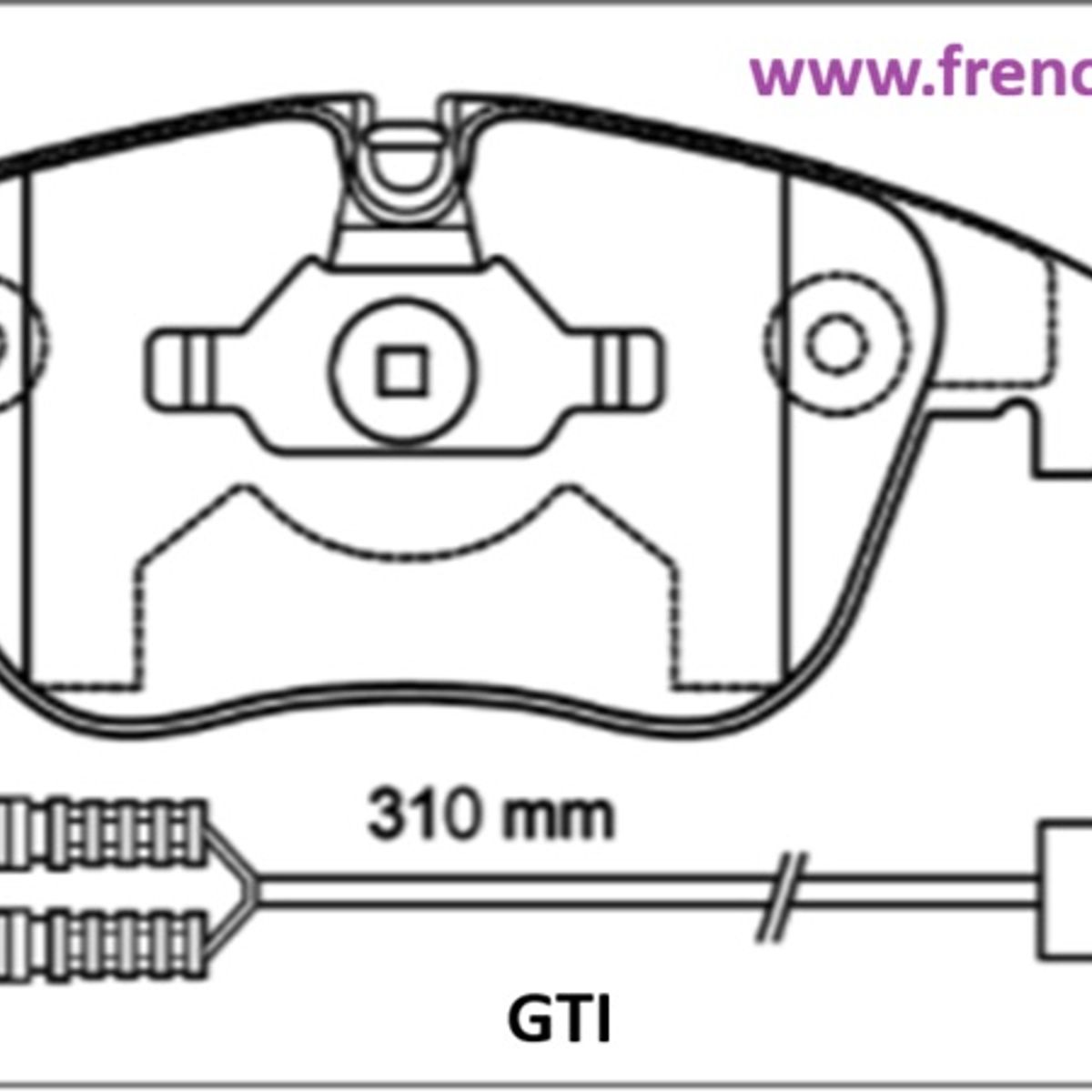 GENERICO - PASTILLA FRENOS VOLVO S-SERIES 1119 - RANGE ROVER EVO 1115