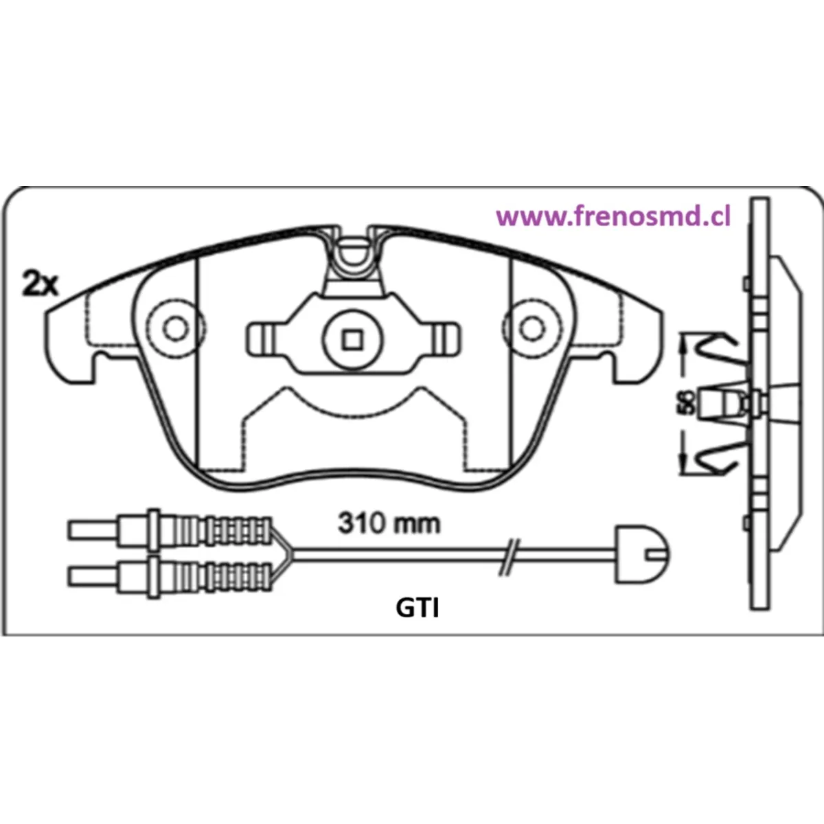 GENERICO - PASTILLA FRENOS VOLVO S-SERIES 1119 - RANGE ROVER EVO 1115
