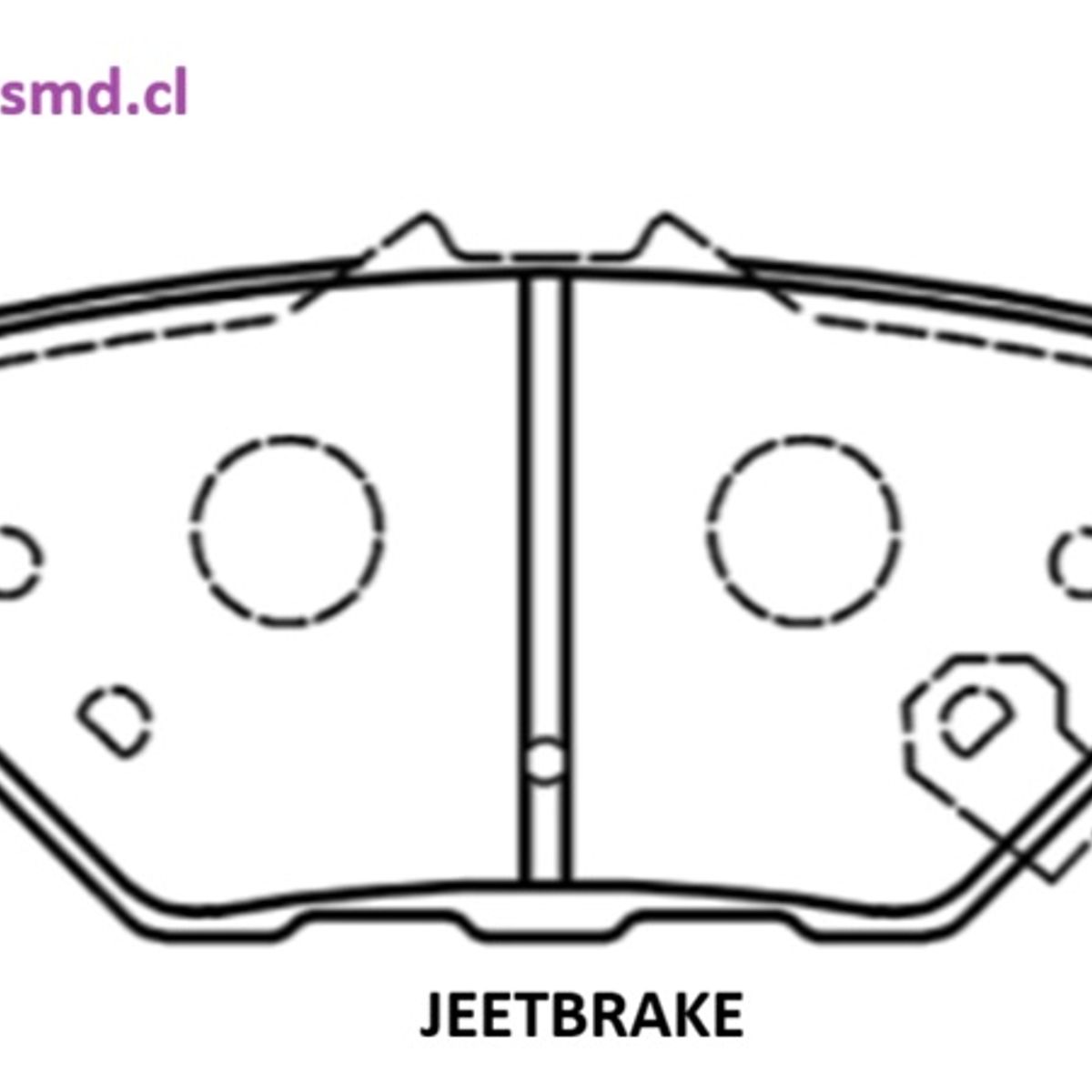 GENERICO - PASTILLA FRENOS MG GS 2016 - 2021
