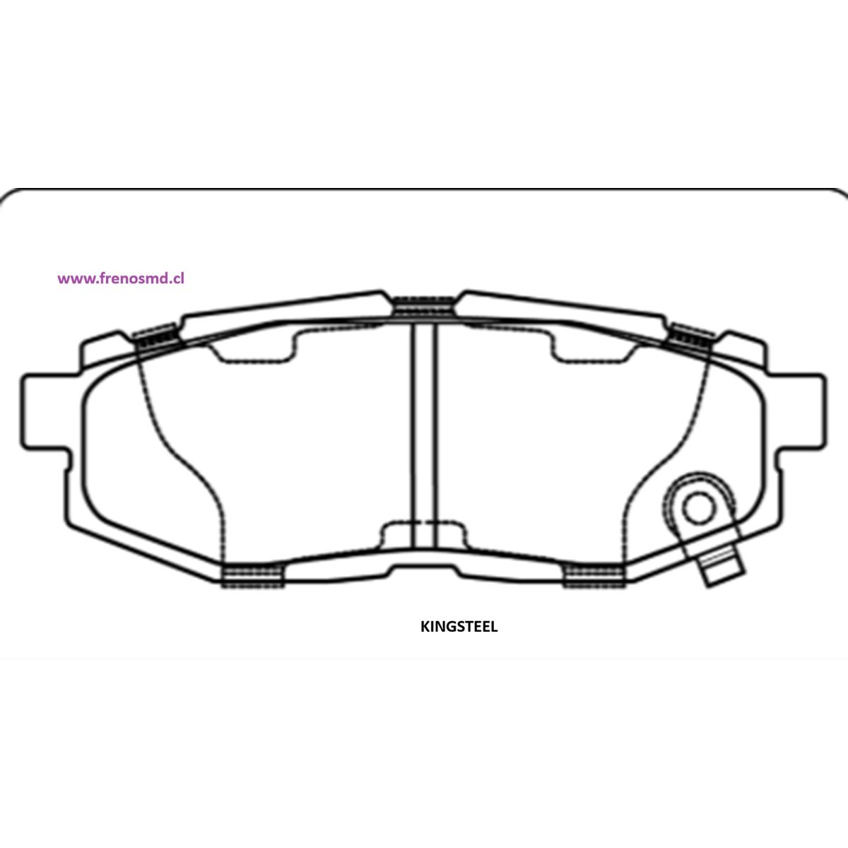 GENERICO - PASTILLA FRENOS SUBARU FORESTER 2.0 2012 - 2019.