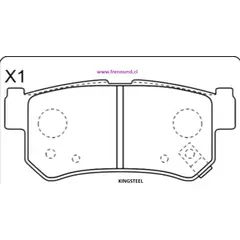 GENERICO - PASTILLA FRENOS SSANYONG ACTYON 2012 - 2021