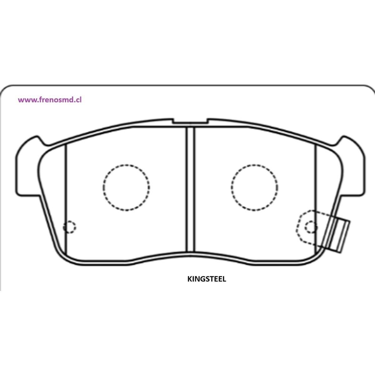 GENERICO - PASTILLA FRENOS SUZUKI ALTO 800 2015- 2019 / IGNIS 2016 - 2020