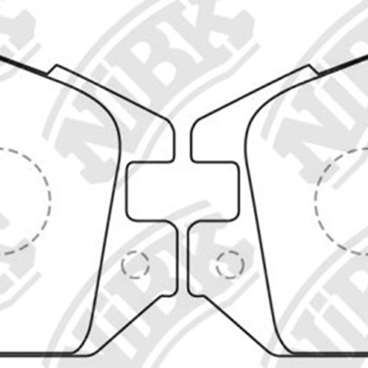 GENERICO - PASTILLA FRENOS SUBARU IMPREZA 1.6 - 1.8 93/ 00 - LEGACY 1.8 - 2.0 90/99