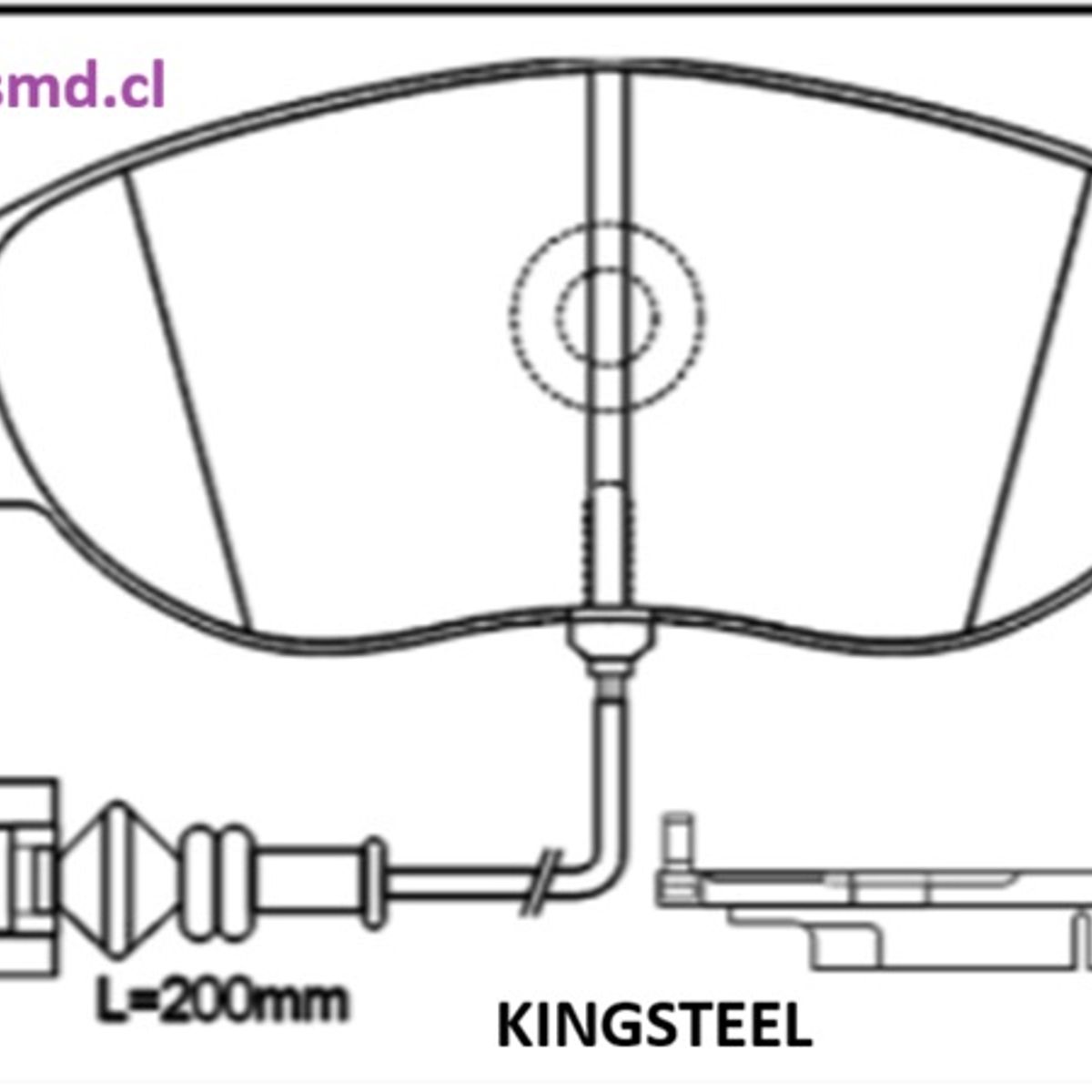GENERICO - PASTILLA FRENOS VOLKSWAGEN TIGUAN 1723 - AUDI A3 1922