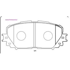 GENERICO - PASTILLA FRENOS TOYOTA YARIS SE 1.3 - 1.5 2010 - 2014