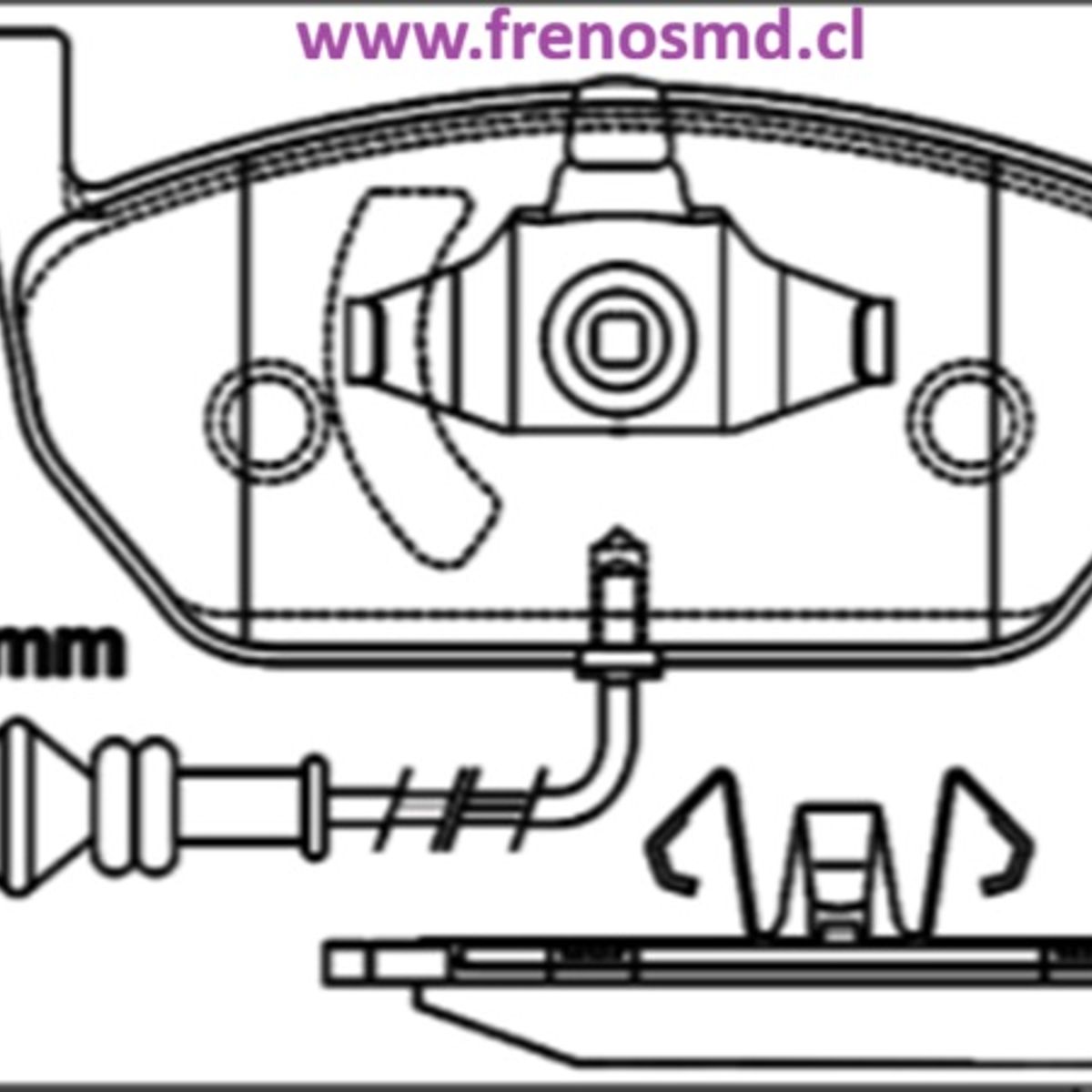 GENERICO - PASTILLA FRENOS VW VIRTUS 1822 - SEAT LEON 1522-IBIZA-ARONA 1722