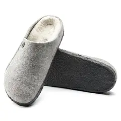 BIRKENSTOCK - Pantuflas Zermatt Sheepskin Light Gray