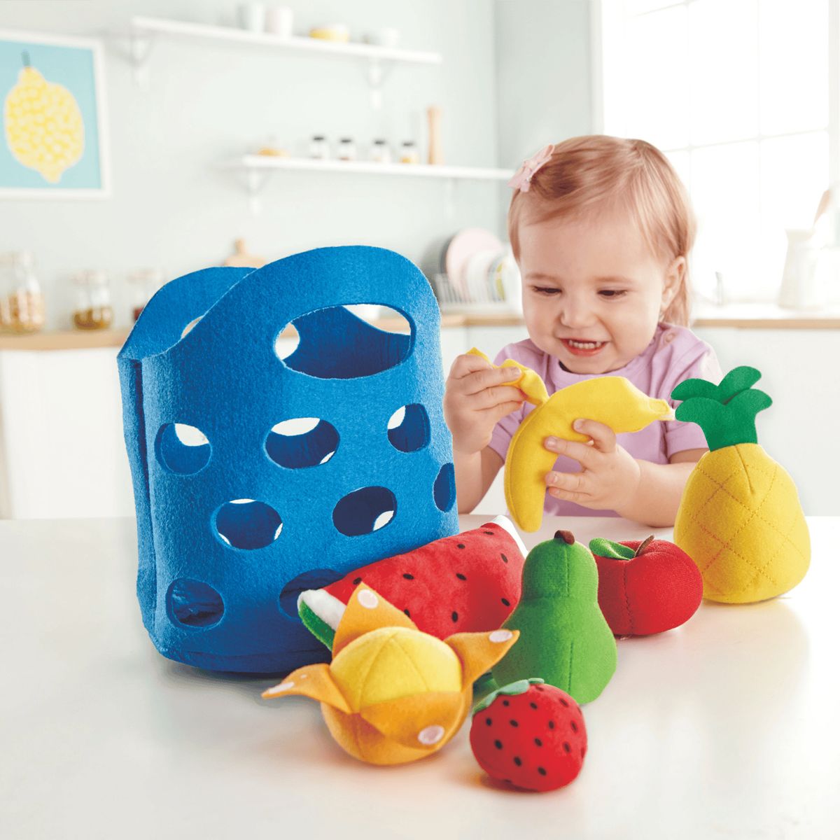 HAPE - Cesta de frutas para niños pequeños