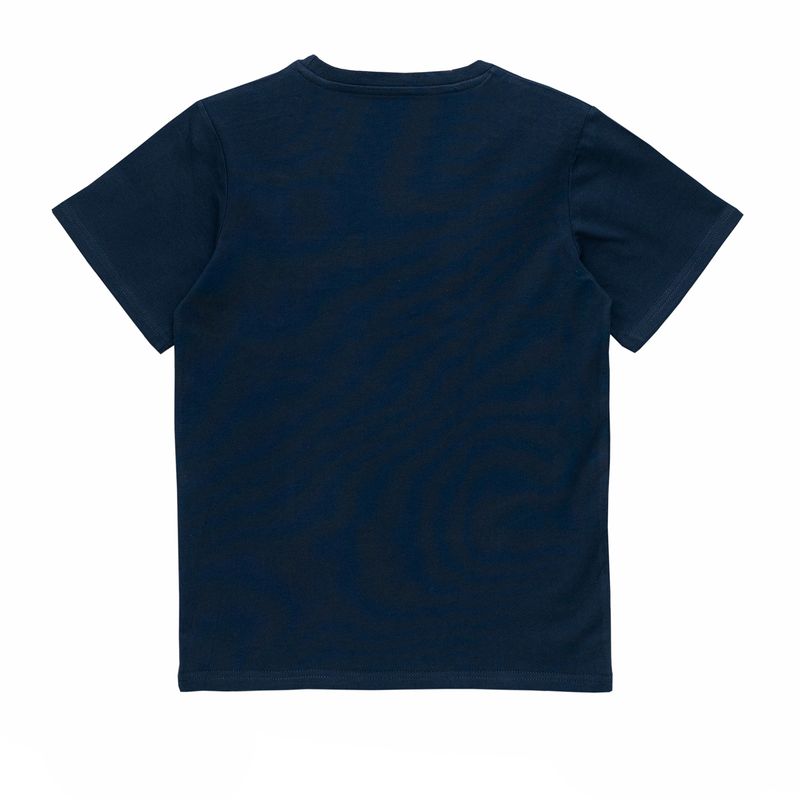 BUBBLE GUMMERS - Polera Manga Corta Niño Bubblegummers Castaño Azúl Teens