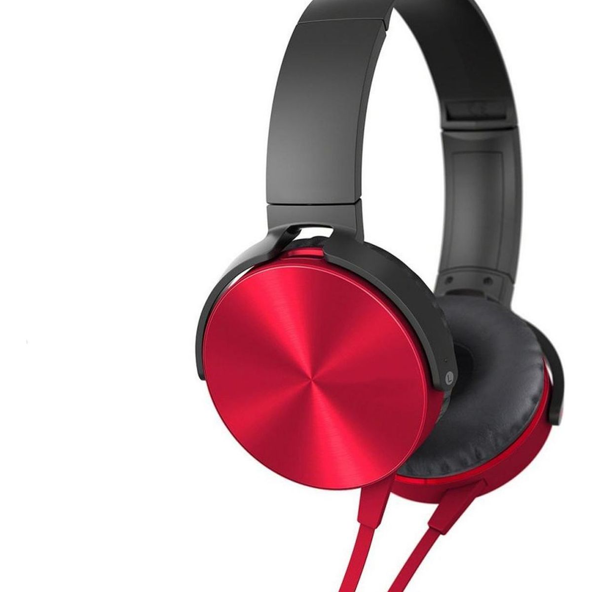 IMPORTCLICK - Audífono Plus Extra Bass Rojo Cable Premium - Rojo