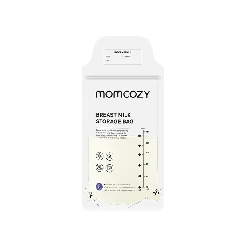 MOMCOZY - Bolsa para almacenar leche materna x 50 unidades - Turquesa