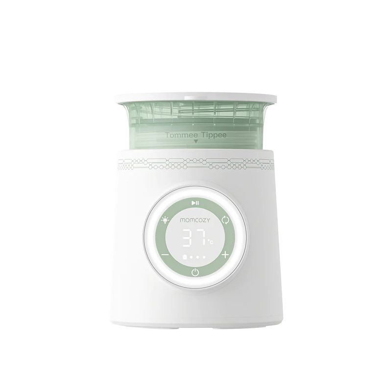 MOMCOZY - Calentador de mamaderas portátil inalámbrico - Blanco