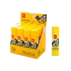 DELI - PACK DE 12 PEGAMENTO EN BARRA DE 36GR