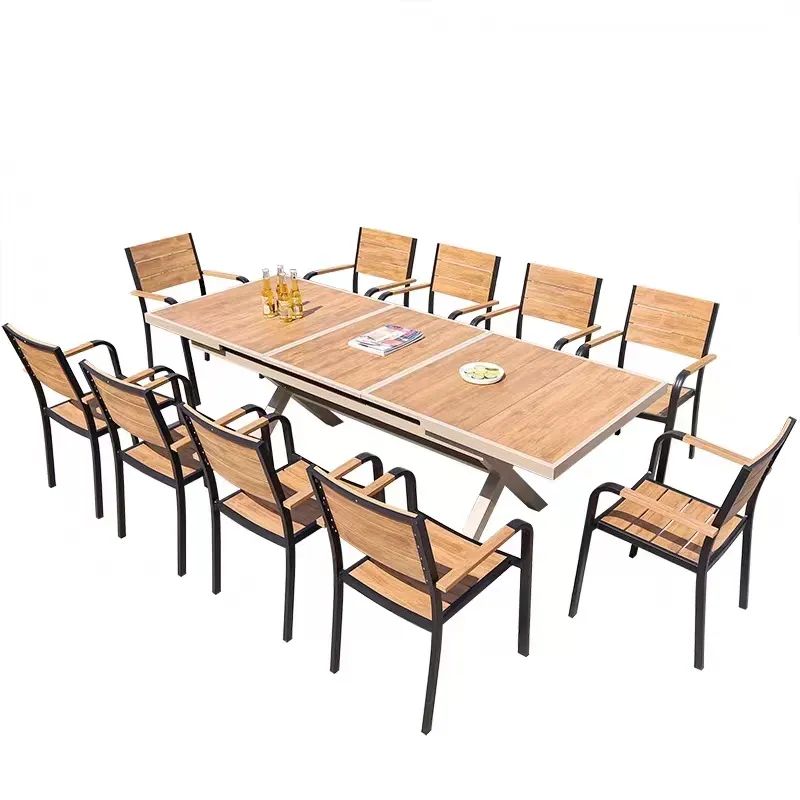 GENERICO - Comedor Exterior Extensible para Jardines y Terrazas