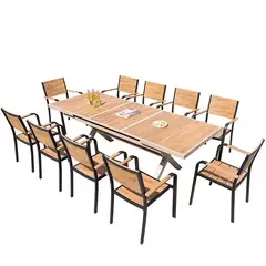 GENERICO - Comedor Exterior Extensible para Jardines y Terrazas