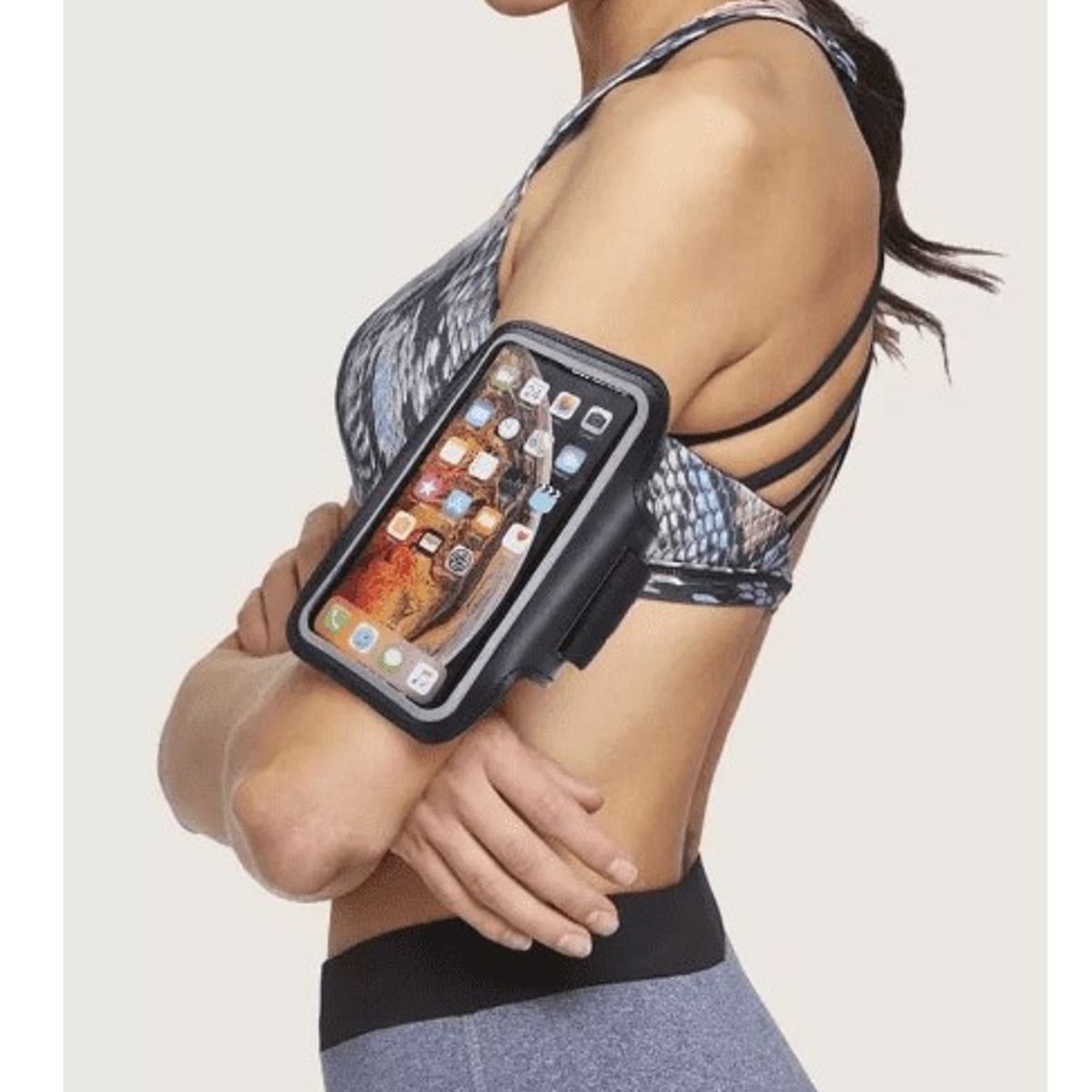 GENERICO - Brazalete De Teléfono Celular Para Correr Deportivo Trotar AZUL