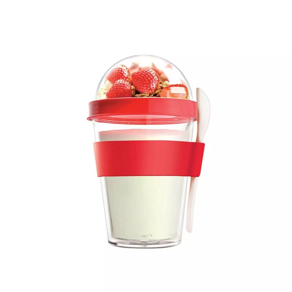 GENERICO - Vaso De Yogurt Leche Bebidas Y Cereal Frutas Frutos Secos