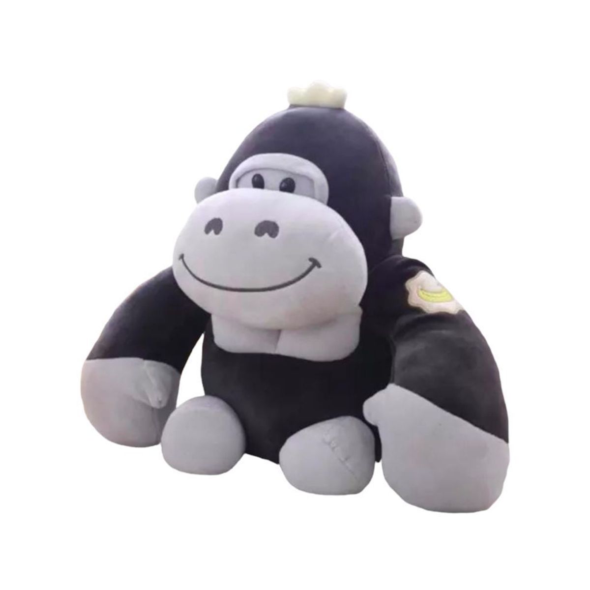 GENERICO - Peluche Gorila Kawaii 20cm Cafe